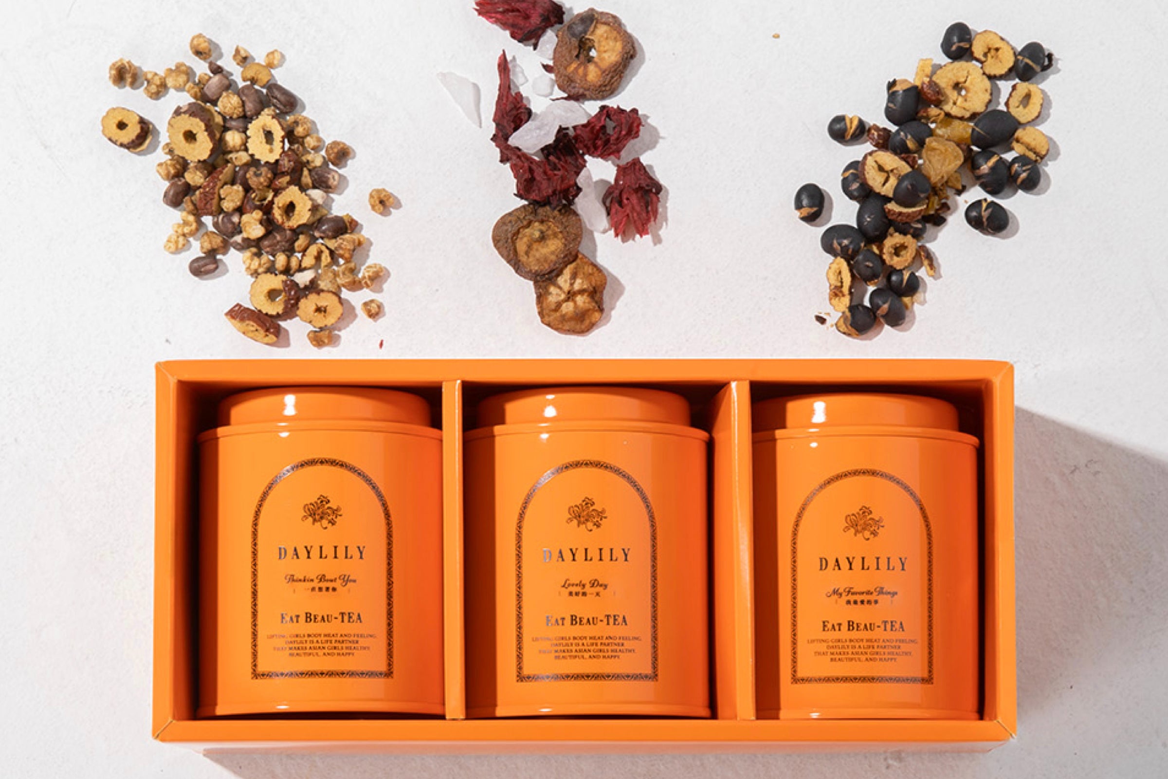 大人気の食べるお茶「EAT BEAU-TEA」3種類が揃った特別な3缶セットが 大人気の食べるお茶「EAT BEAU-TEA」3種類が揃った特別な3缶セットが