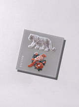 DAYLILYオリジナル刺繍ワッペン付き ストラップチャイナシューズ(Gray)