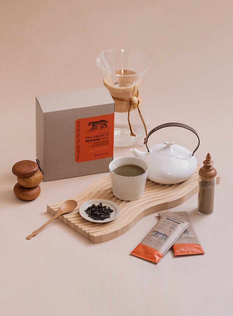 DAYLILY ティーボトル＆シェイカー/ TAIWAN TEA PROTEIN set