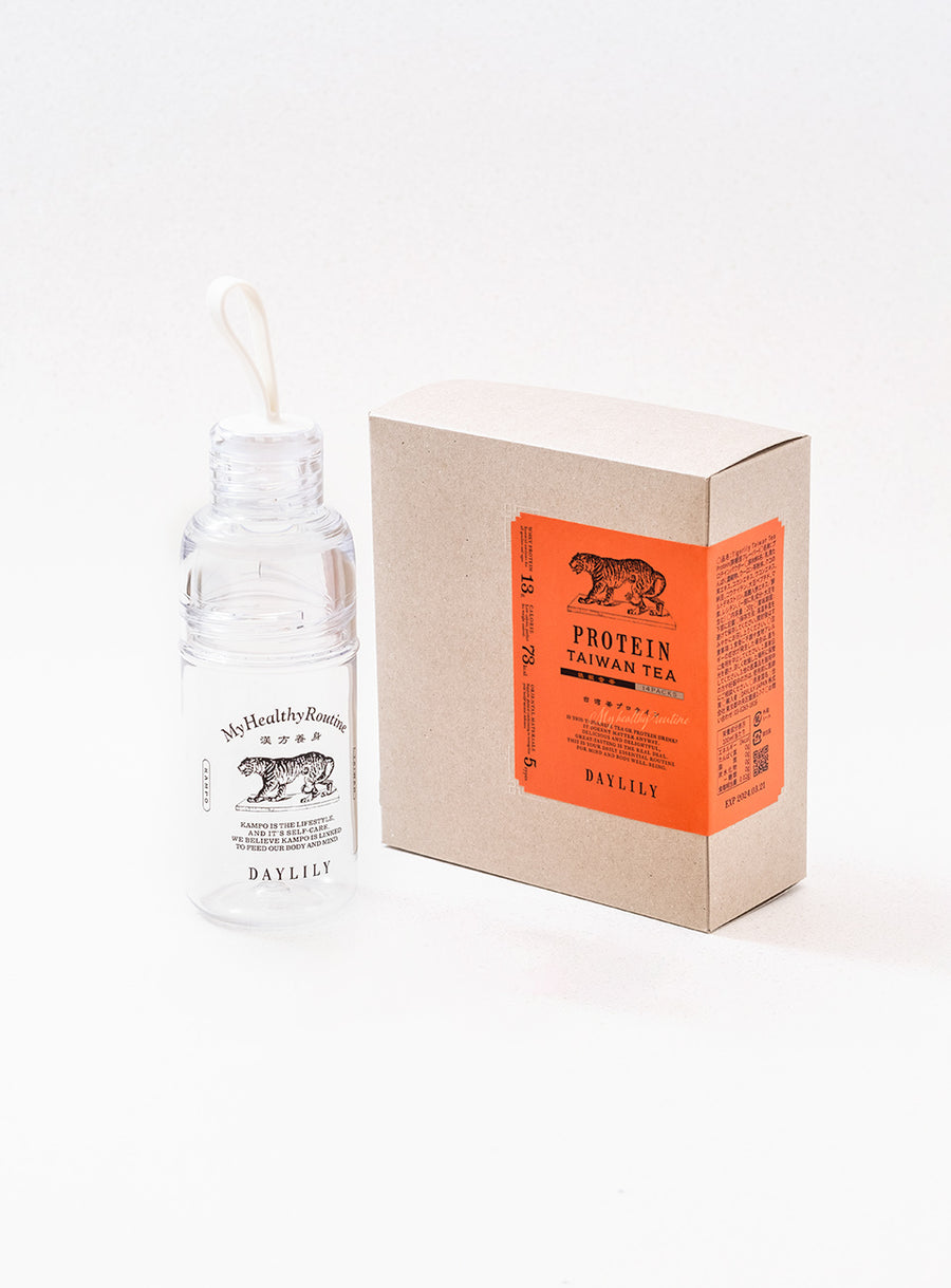 予約販売】DAYLILY ティーボトル＆シェイカー/ PROTEIN TAIWAN TEA set