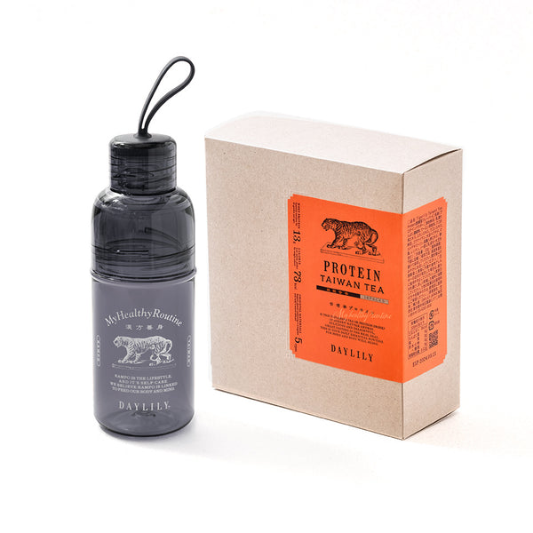 DAYLILY ティーボトル＆シェイカーBlack/ PROTEIN TAIWAN TEA set