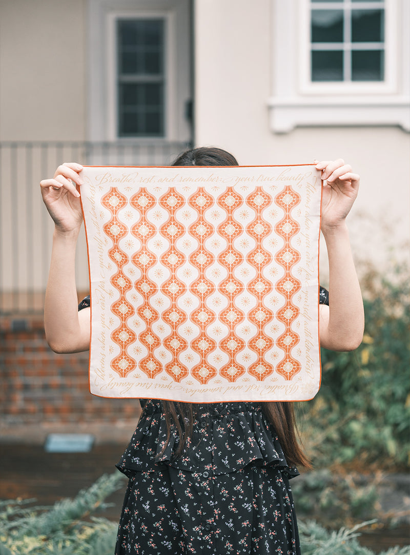 【DAYLILYオリジナル】台湾マジョリカタイルハンカチ