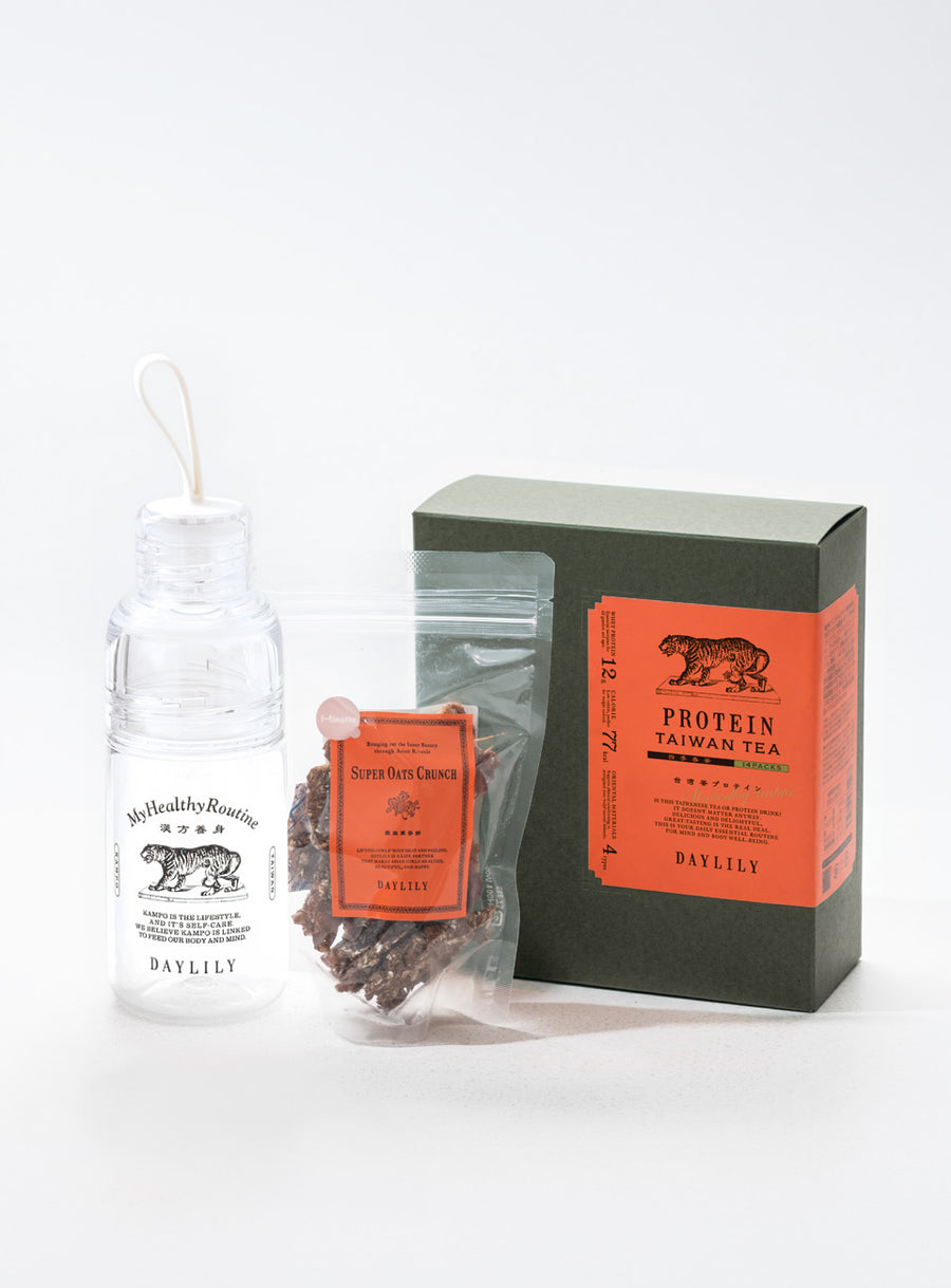 日曜日までお値下げ♡ オープン・クリスタリン 65ml セット 送料無料】Morning Routine Kit | 四季春茶プロテイン・オーツクランチ