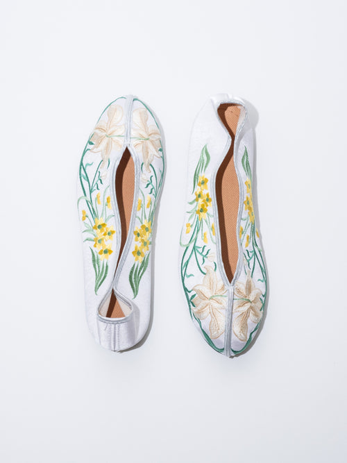 【受注予約】Made in Taiwan China Shoes  刺繍入りチャイナシューズ